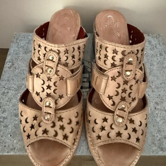 Freebird by Steven Pink Cut-Out Sandals - Picture 9 of 11